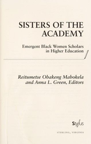 Cover for Sisters of the academy