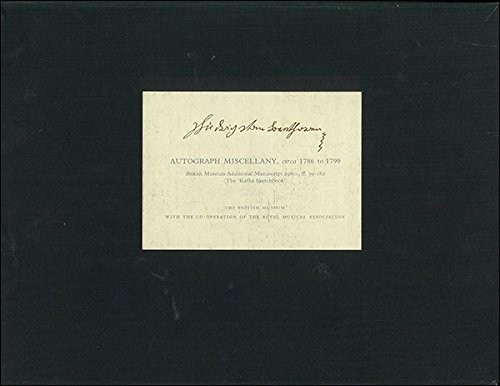 Cover for Autograph miscellany from circa 1786 to 1799