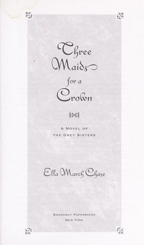 Cover for Three maids for a crown