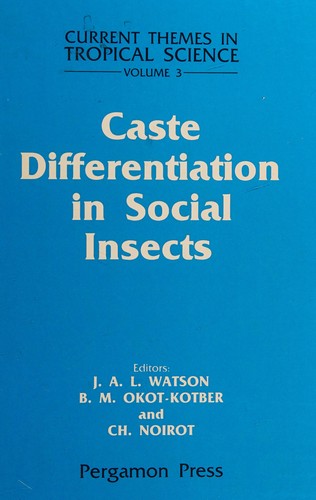 Cover for Caste differentiation in social insects