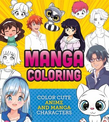 Cover for Manga Coloring Book