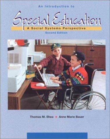Cover for An Introduction To Special Education