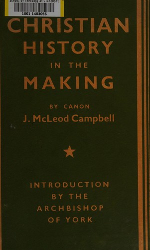 Cover for Christian History in the Making