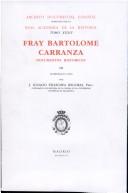 Cover for Fray Bartolomé Carranza