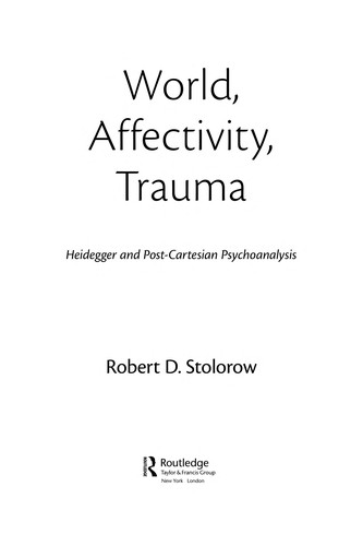 Cover for World, affectivity, trauma