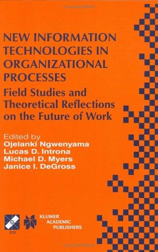 Cover for New Information Technologies in Organizational Processes