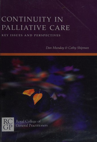 Cover for Continuity in palliative care