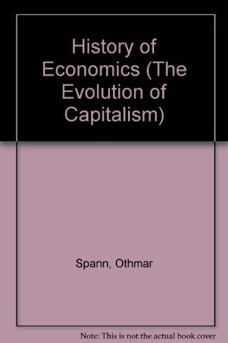 Cover for The history of economics