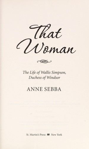 Cover for That woman
