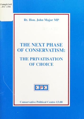 Cover for The Next Phase of Conservatism