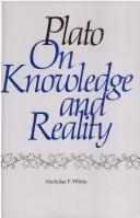 Cover for Plato on knowledge and reality