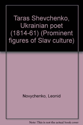 Cover for Taras Shevchenko, Ukrainian poet (1814-61)