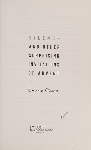 Cover for Silence and other surprising invitations of Advent