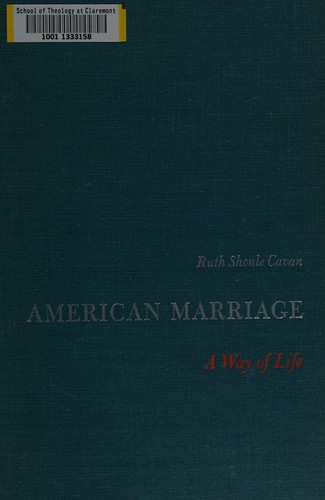 Cover for American marriage