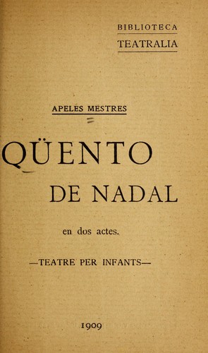 Cover for Qu ento de Nadal