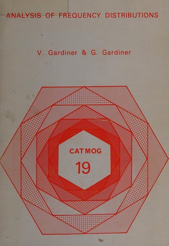 Cover for Analysis of frequency distributions