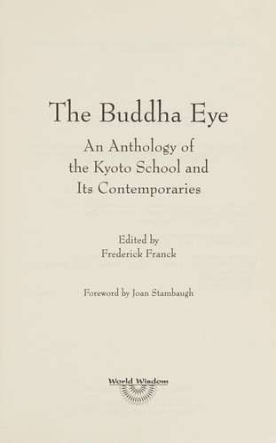 Cover for The Buddha eye