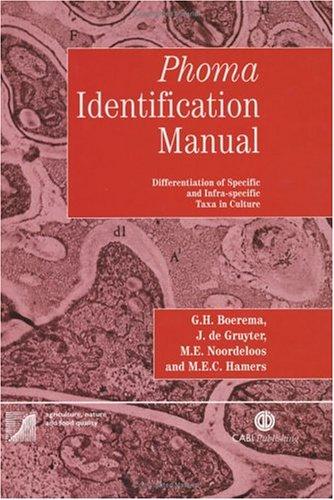 Cover for Phoma Identification Manual