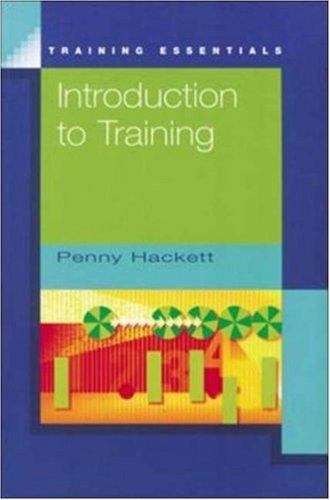 Cover for Introduction to Training