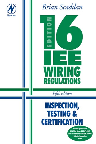 Cover for 16th Edition IEE Wiring Regulations