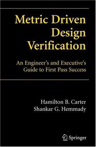 Cover for Metric Driven Design Verification