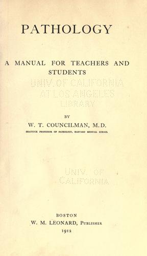Cover for Pathology