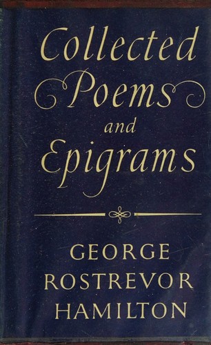 Cover for Collected poems and epigrams