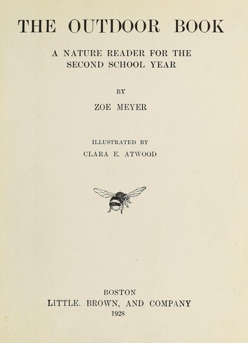 Cover for The outdoor book