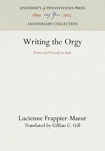 Cover for Writing the Orgy