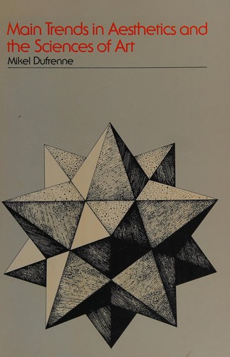 Cover for Main trends in aesthetics and the sciences of art