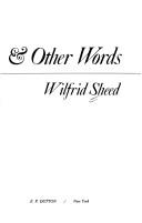 Cover for The good word & other words