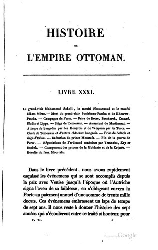Cover for Histoire de l'Empire ottoman, depuis son origine jusqu'à nos jours: depuis ...
