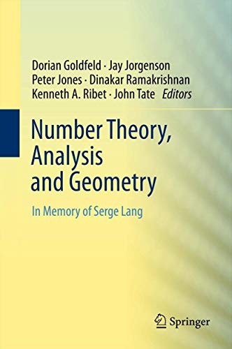 Cover for Number Theory, Analysis and Geometry