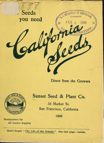 Cover for California seeds