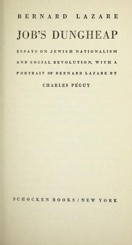 Cover for Job's dungheap