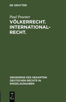 Cover for Völkerrecht. Internationalrecht