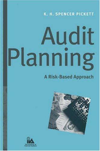 Cover for Audit planning