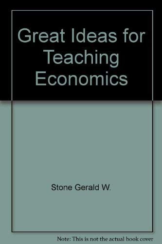 Cover for Great ideas for teaching economics