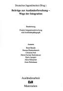 Cover for Beitrage zur Auslanderforschung