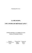 Cover for La religion