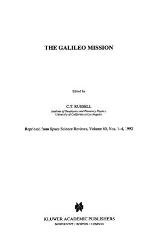 Cover for The Galileo Mission