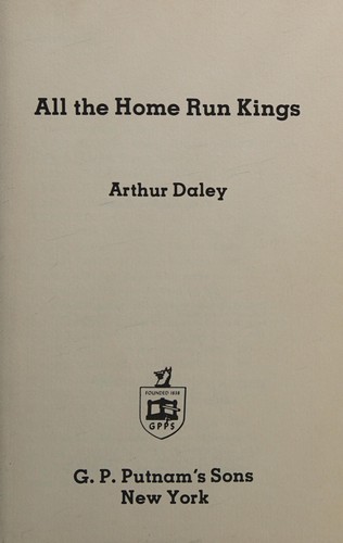 Cover for All the Home Run Kings.