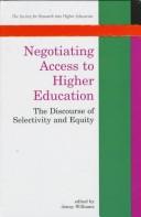 Cover for Negotiating access to higher education