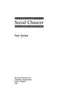 Cover for Social Chaucer