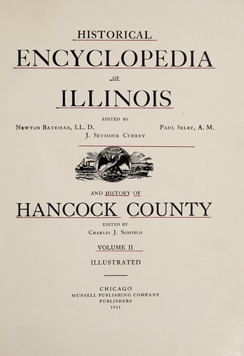Cover for Historical encyclopedia of Illinois