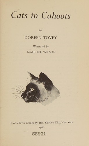 Cover for Cats in cahoots.