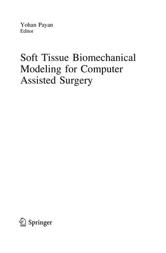 Cover for Soft tissue biomechanical modeling for computer assisted surgery