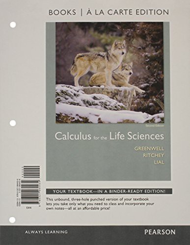 Cover for Calculus for the Life Sciences Books a la Carte Plus MyLab Math Access Card Package