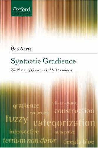 Cover for Syntactic Gradience