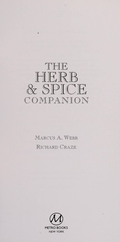 Cover for The herb & spice companion